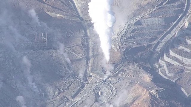 航空，大浪谷，火山谷，神奈川，日本视频素材