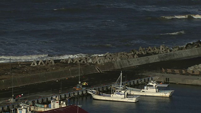 日本北海道tommaae渔港视频素材