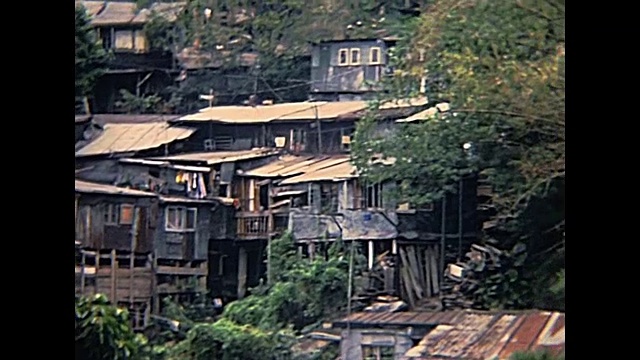 香港的旧屋视频素材