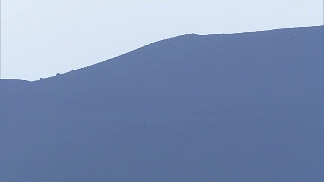 航空，浅ama山，群马县和长野，日本视频素材