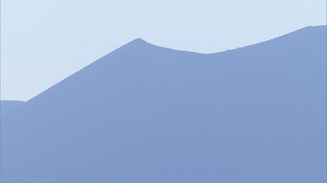 航空，浅ama山，群马县和长野，日本视频素材