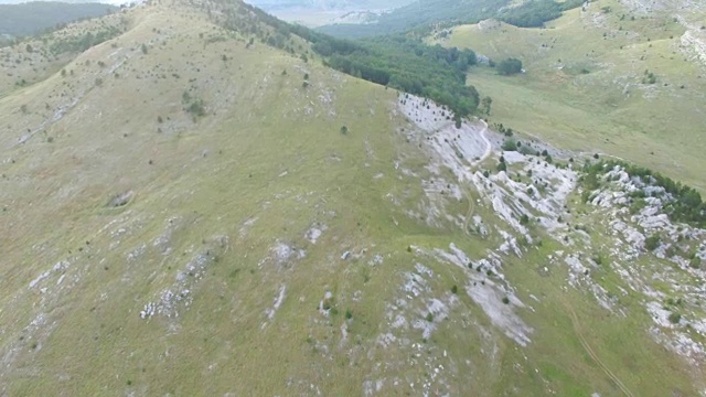 迪纳拉山的森林高地视频素材