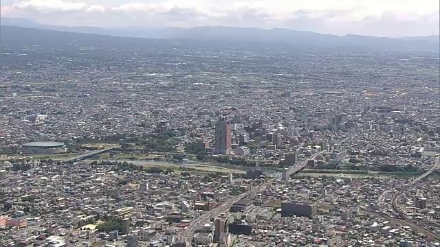 日本群马县前桥市中心周围视频素材