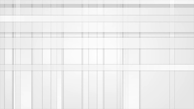 白色和灰色技术抽象条纹视频动画视频素材