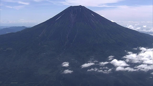 日本静冈县，夏季富士山视频素材