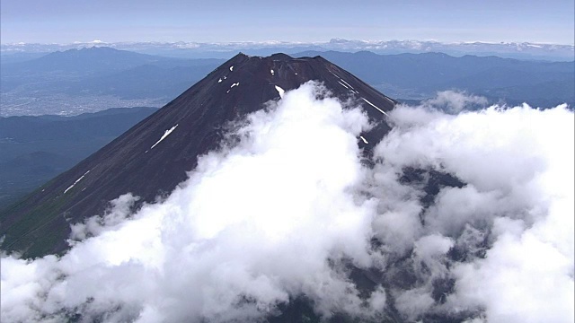 日本富士山的夏天视频素材