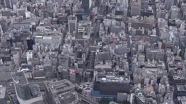 航空，东京银座，日本视频素材