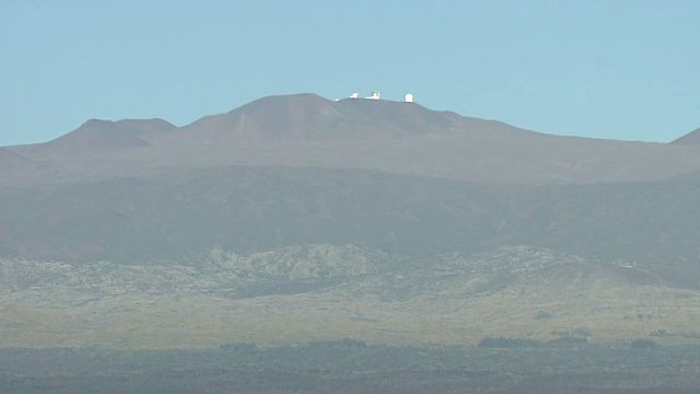 莫纳克亚火山，一个休眠火山，HI，美国视频素材