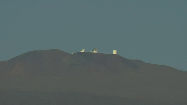 莫纳克亚火山，一个休眠火山，HI，美国视频素材