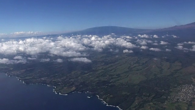 航空，莫纳克亚山，嗨，美国视频素材