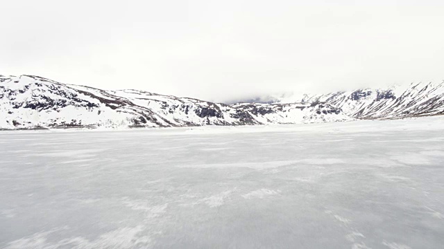 冻湖视频素材