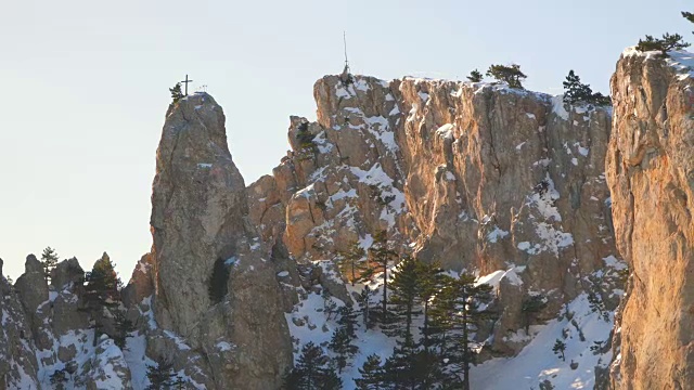 克里米亚山脉的艾佩特里高地视频素材