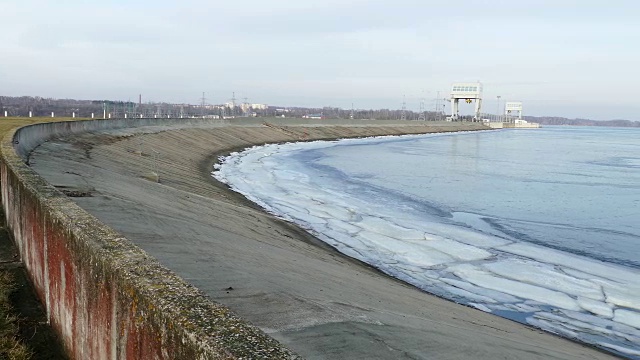 水电站坝视频素材