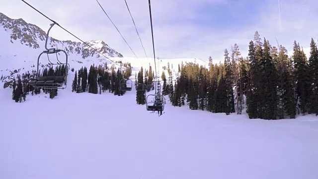 春季滑雪视频素材