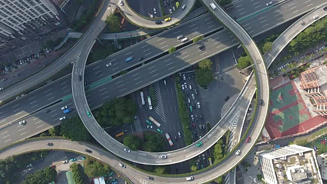 空中高速公路连接视频素材