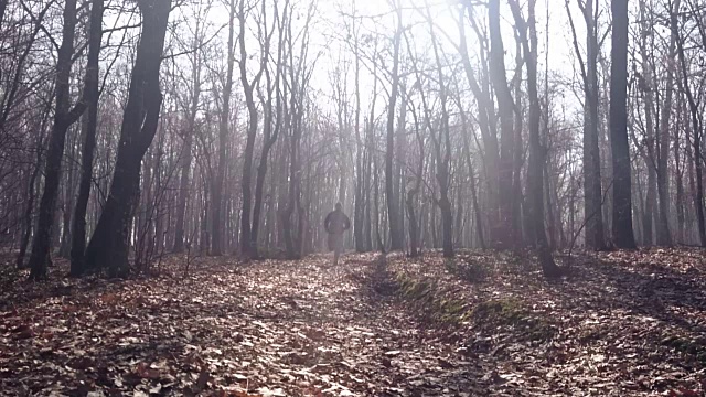 人慢跑视频素材