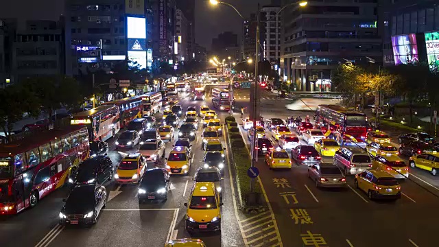 道路交通繁忙视频素材