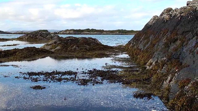 苏格兰西部高地的海景视频素材