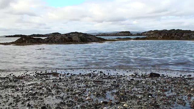 苏格兰西部高地的海景视频素材