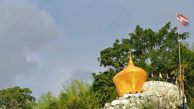 法塔斯旺Phae的时间流逝，与蓝天视频素材