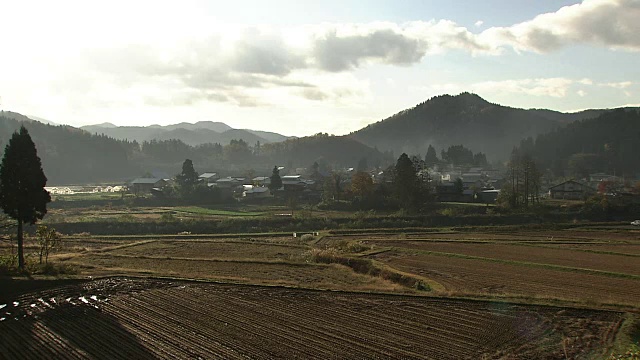 日本秋田横田市村视频素材