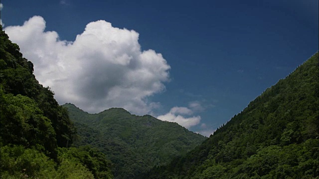 延时拍摄的隈区，日本视频素材