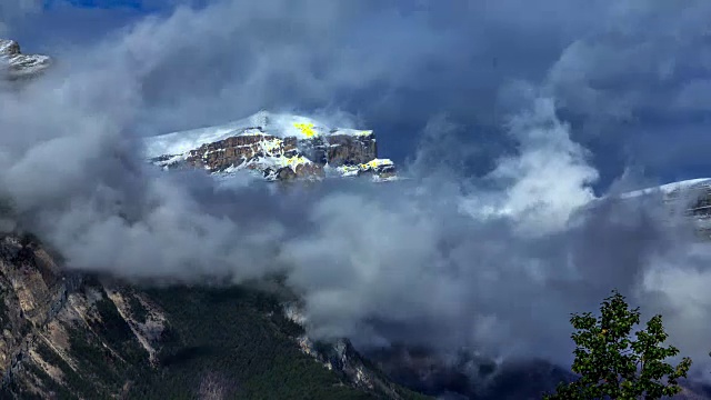 加拿大落基山脉，冰原公园视频素材