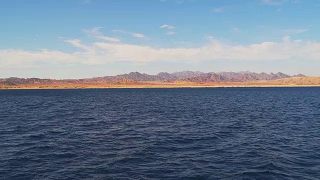 海边荒芜的西奈山视频素材