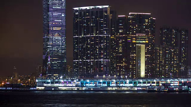 香港的夜景视频素材