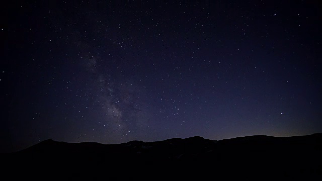 时间流逝:大屿山的星空视频素材