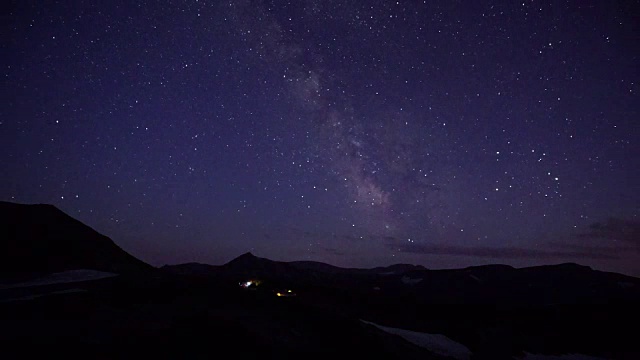 时间流逝:大屿山的星空视频素材