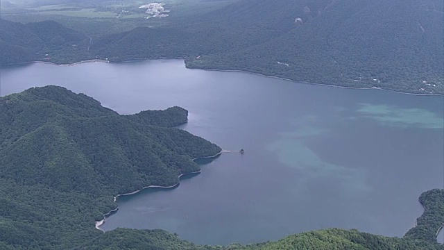 南台山和中禅寺湖，日本枥木县视频素材