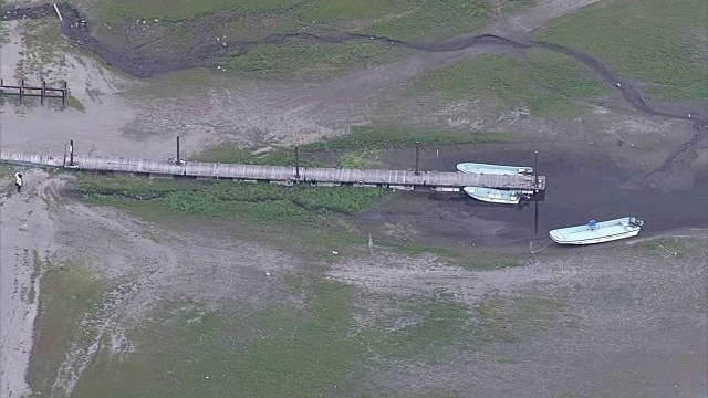 AERIAL，日本枥木县中禅寺湖Shobugahama视频素材