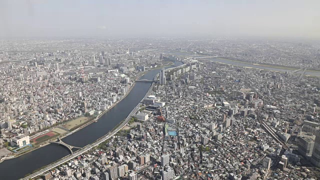 东京天际线住田视频素材