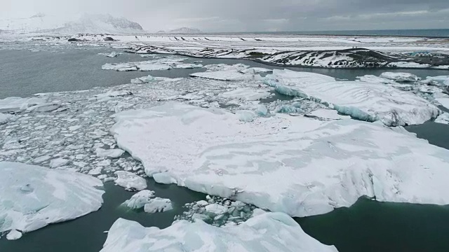 冰川湖视频素材