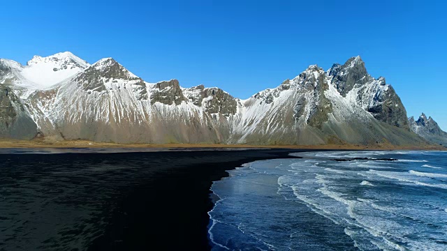 太Vesturhorn冰岛视频素材