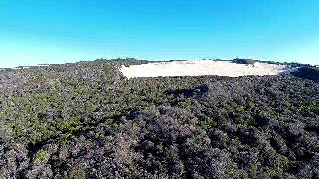 澳大利亚弗雷泽岛鸟瞰图视频素材