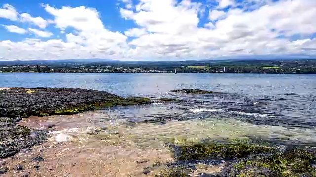 夏威夷希洛湾时光流逝视频素材