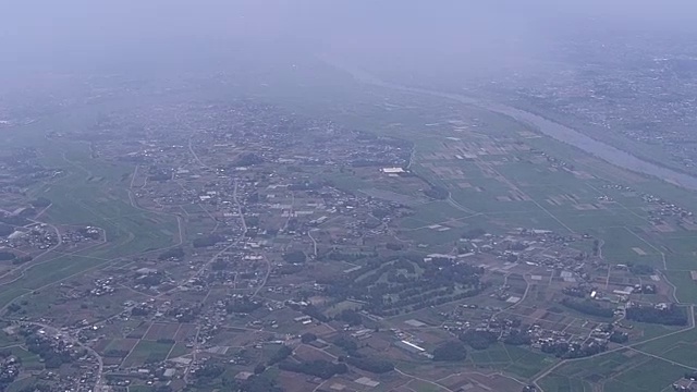 日本茨城市音河沿岸的天线视频素材