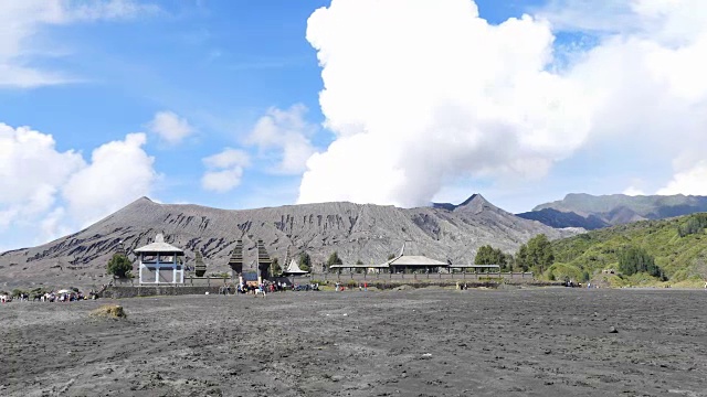 Bromo火山的时间流逝视频素材