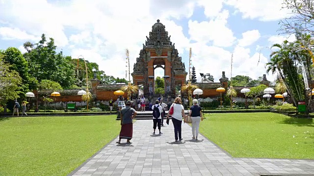 Pura Taman Ayun Temple的4K延时视频素材