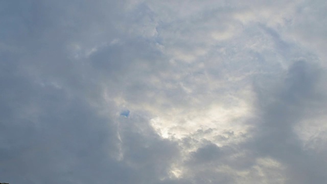 戏剧性的暴风雨的时间流逝。视频素材