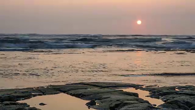 夏威夷海岸时光流逝视频素材