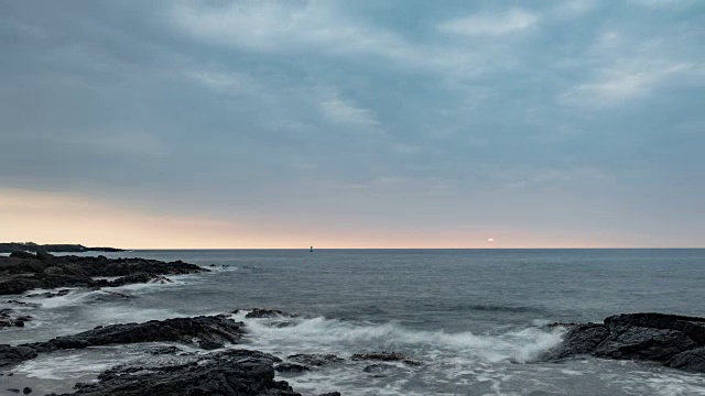 夏威夷海岸时光流逝视频素材