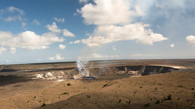 基拉韦厄火山火山口(黑尔毛毛)时间流逝视频素材