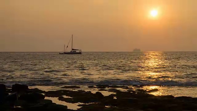 夏威夷海岸时光流逝视频素材