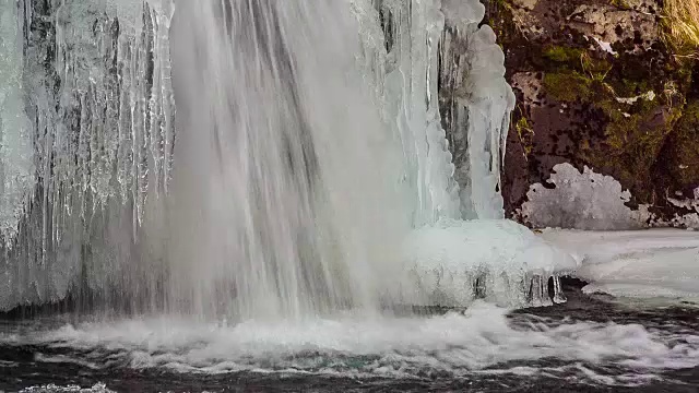 Kirkjufellsfoss 瀑布视频素材