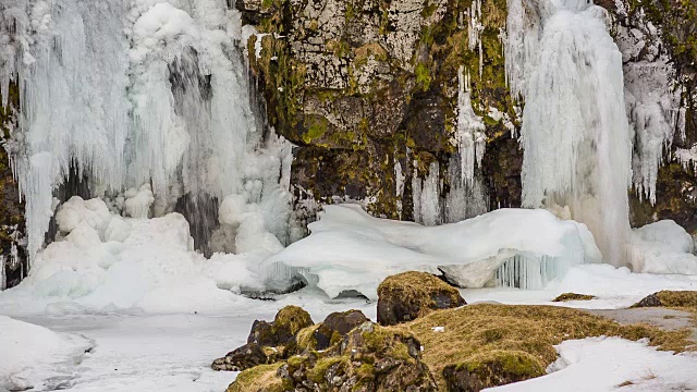 Kirkjufellsfoss 瀑布视频素材