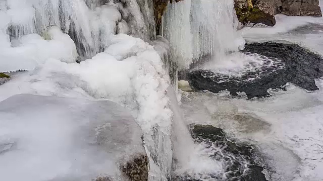 Kirkjufellsfoss 瀑布视频素材