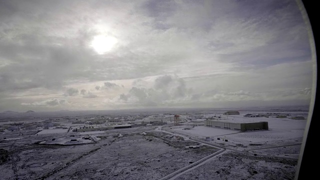 冰岛风景优美，自然冬雪寒冷，户外仙境寒冷旅游视频素材